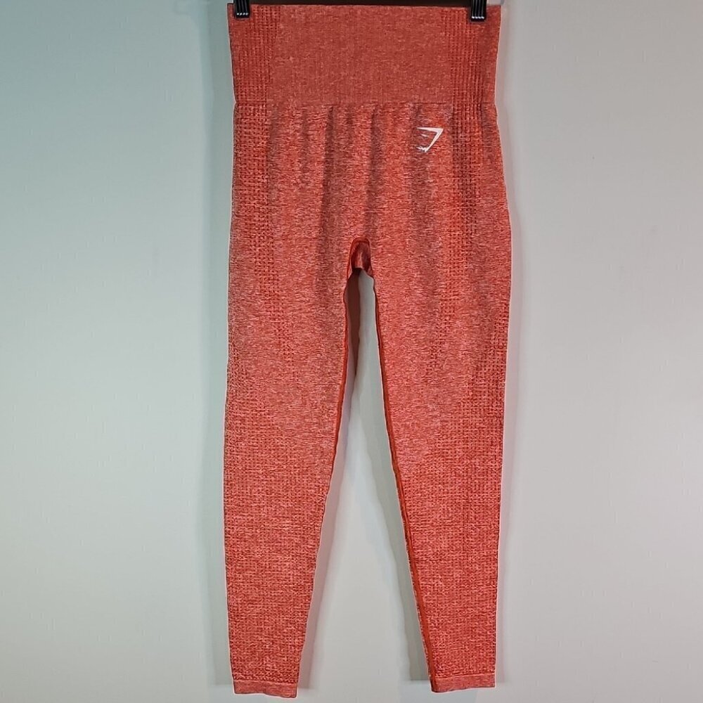 Gymashark Orange 23x26  High-Waisted Athletic Leggings